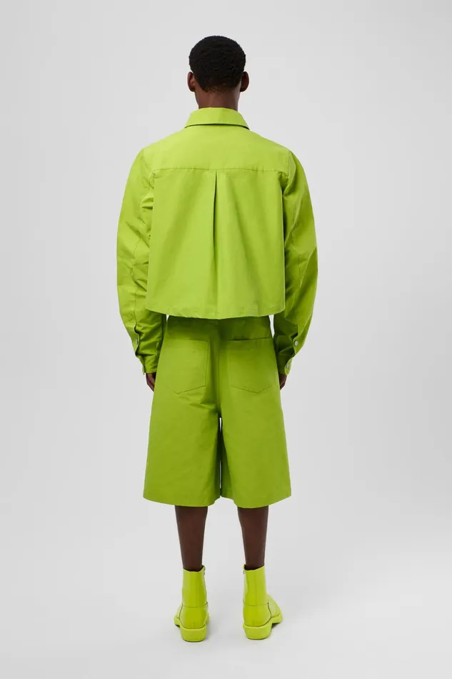 Women Tech Shirt Green CottonNylon Shirt Camper Tops Women Tech Shirt Green CottonNylon Shirt Camper Tops