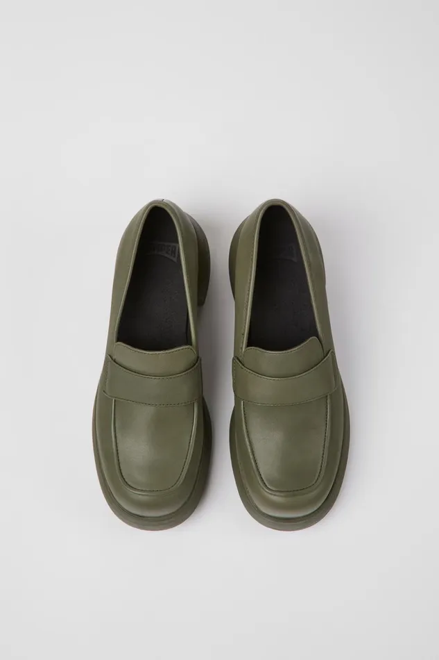 Women Thelma Green Leather Shoes Camper Formal Shoes Women Thelma Green Leather Shoes Camper Formal Shoes