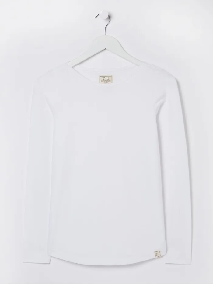 Women Tops and TShirts Fat Face Bree White TShirt