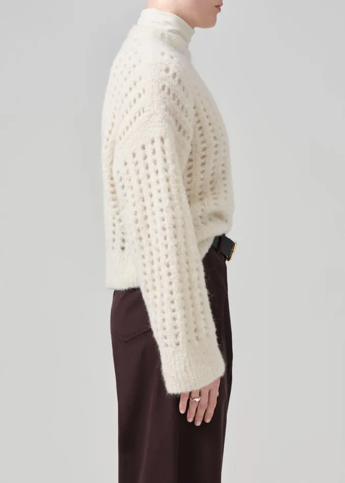 Women Tops Citizens Of Humanity Ailani Crewneck Sweater In Cream