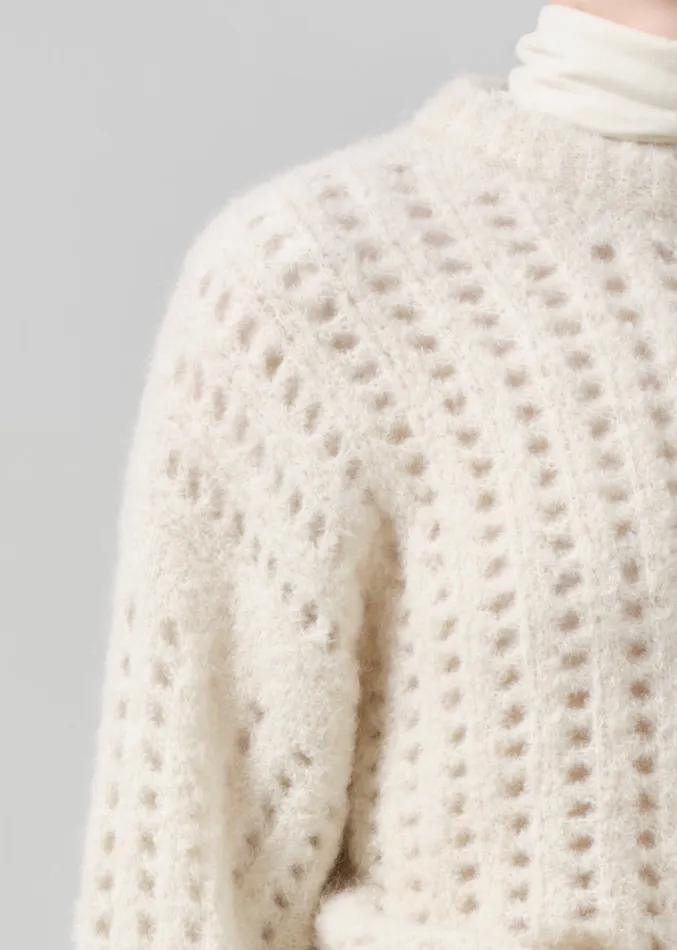 Women Tops Citizens Of Humanity Ailani Crewneck Sweater In Cream