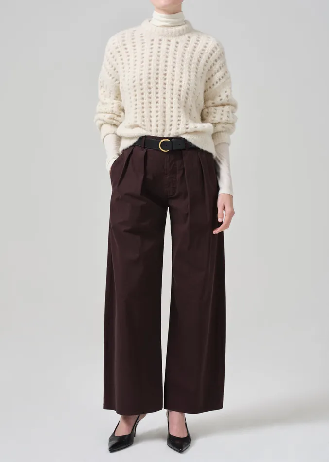 Women Tops Citizens Of Humanity Ailani Crewneck Sweater In Cream