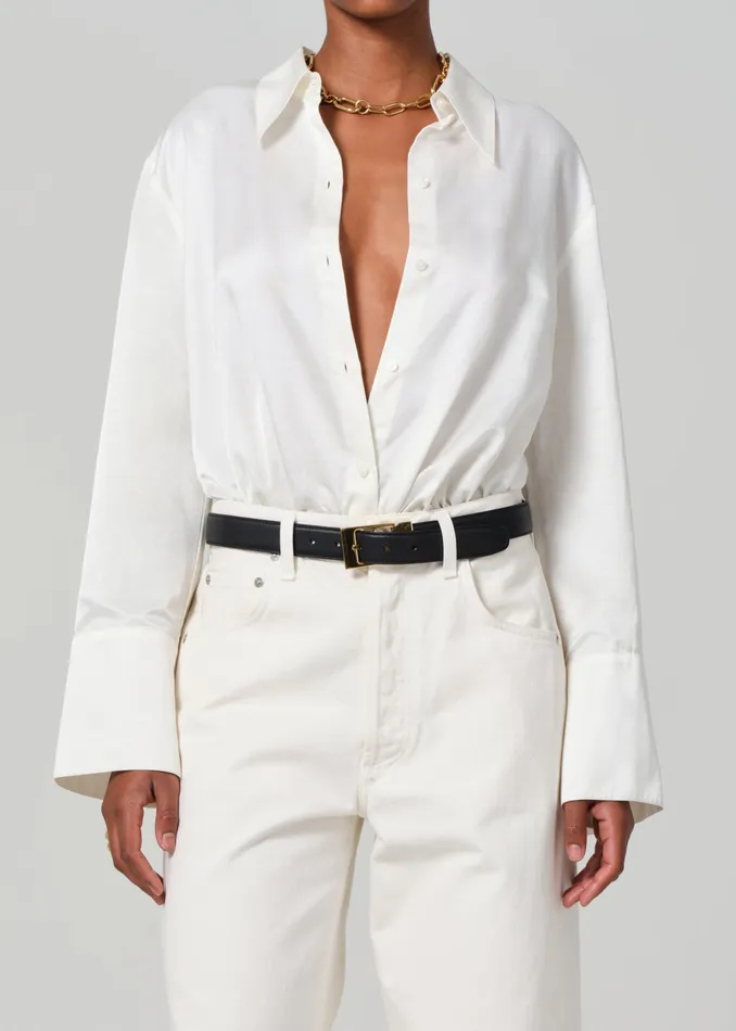 Women Tops Citizens Of Humanity Camilia Shirt In Cassia