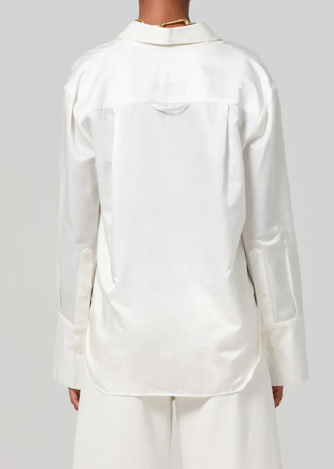 Women Tops Citizens Of Humanity Camilia Shirt In Cassia