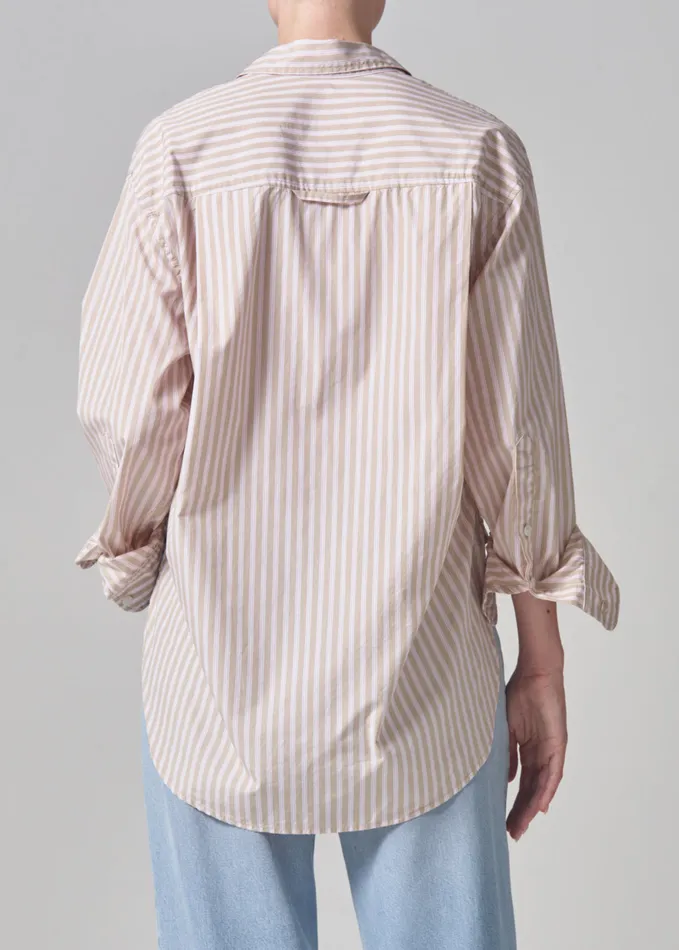 Women Tops Citizens Of Humanity Kayla Shirt In Mesa Stripe