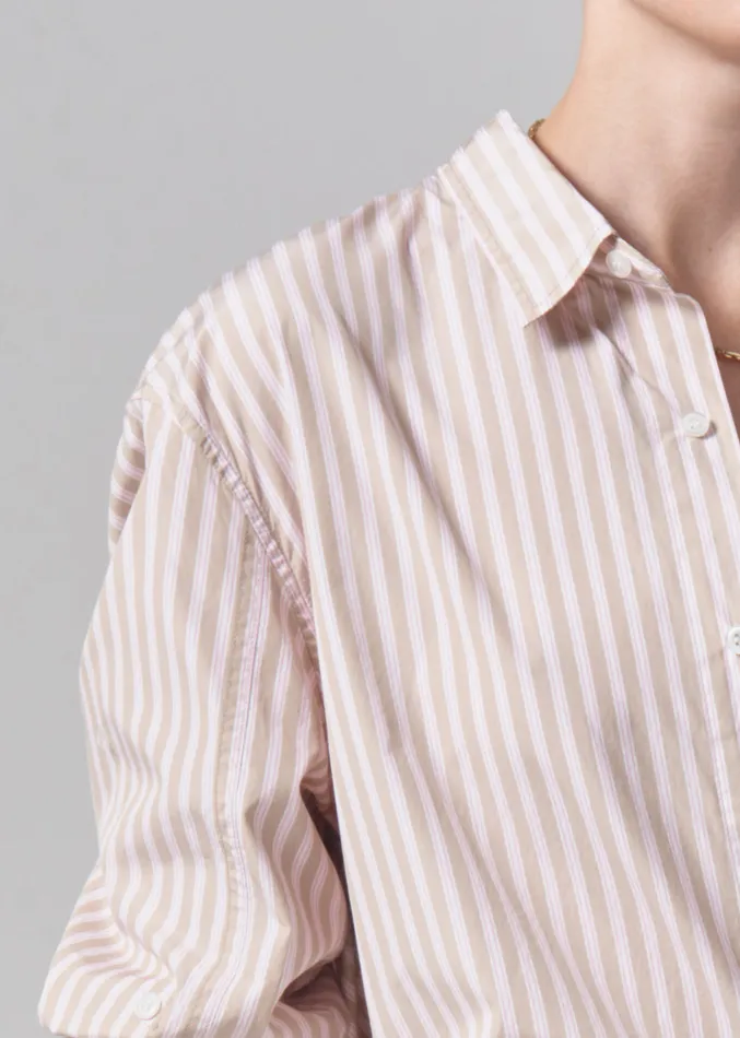 Women Tops Citizens Of Humanity Kayla Shirt In Mesa Stripe