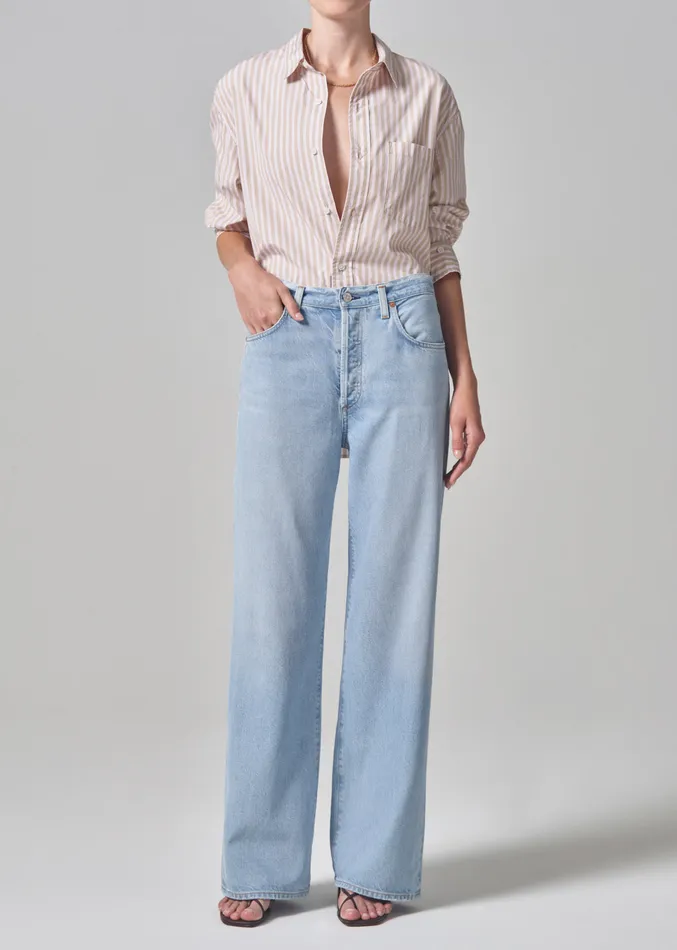 Women Tops Citizens Of Humanity Kayla Shirt In Mesa Stripe