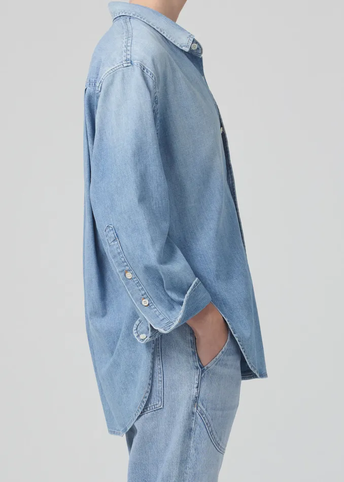 Women Tops Citizens Of Humanity Kayla Shirt In Tide
