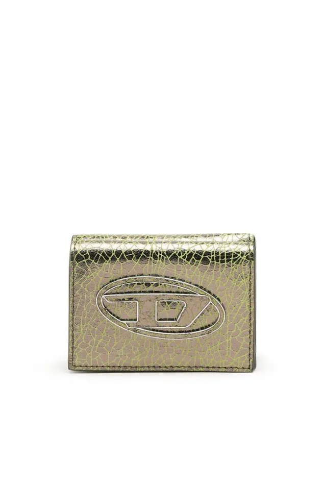 Women TriFold Coin Xs Gold Diesel Wallets