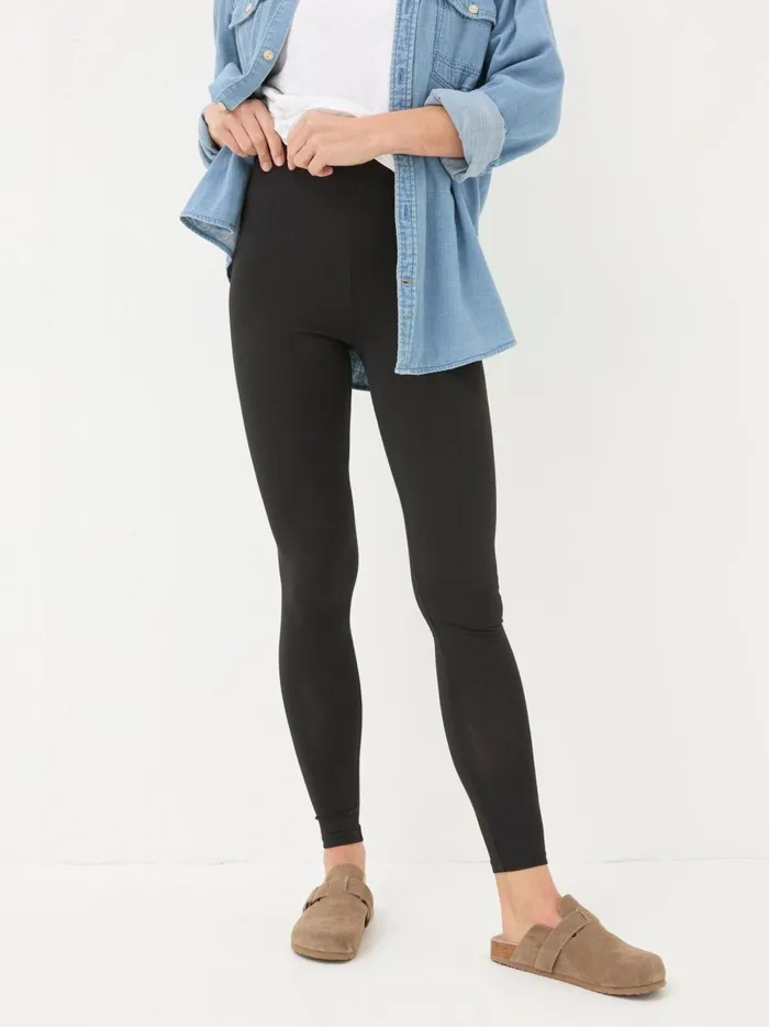 Women Trousers and Leggings Fat Face Meribel Black Leggings