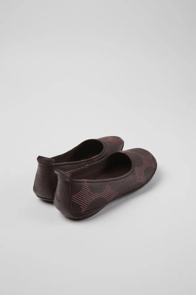 Women Twins Multicolored Leather Ballerinas Camper Ballerinas