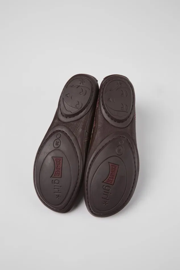 Women Twins Multicolored Leather Ballerinas Camper Ballerinas
