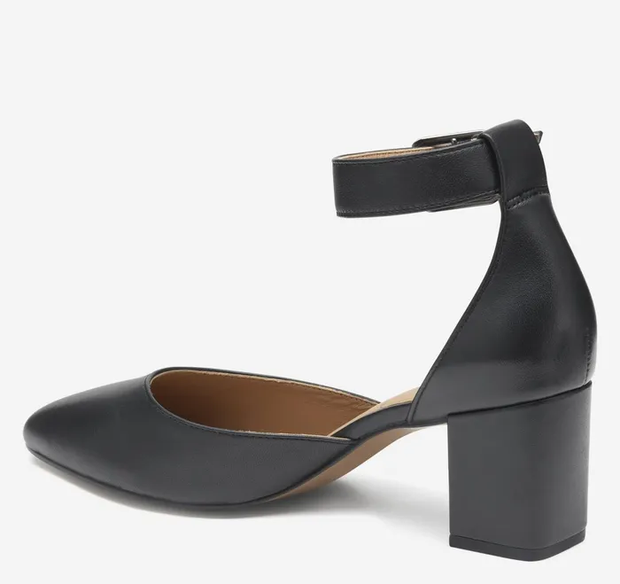 Women Vicki Ankle Strap Black Glove Leather JohnstonandMurphy Heels and Platform Wedges Women Vicki Ankle Strap Black Glove Leather JohnstonandMurphy Heels and Platform Wedges