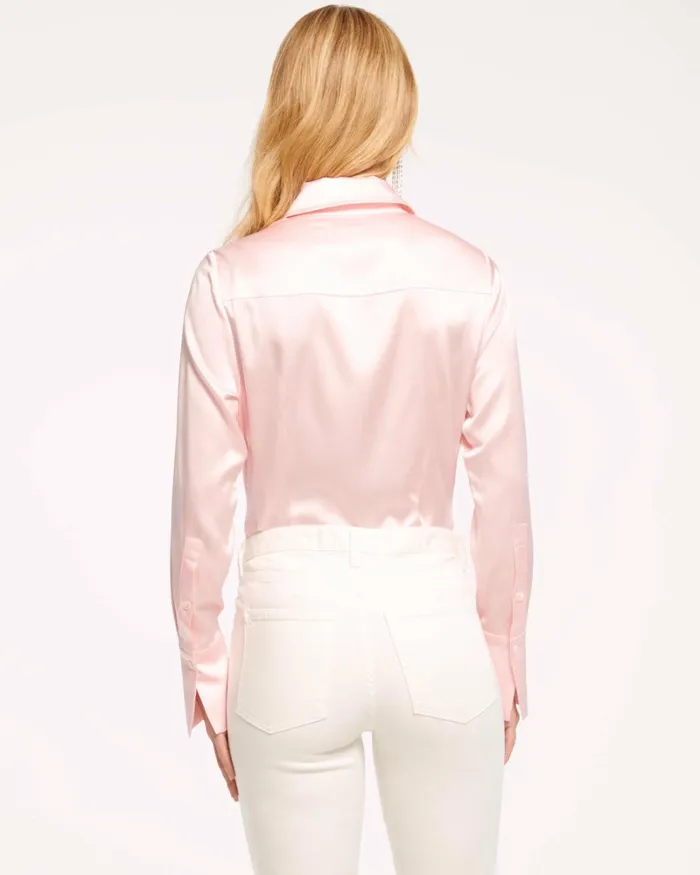Women Victoria Button Down Blouse Cabernet Ramy Brook Tops Women Victoria Button Down Blouse Cabernet Ramy Brook Tops