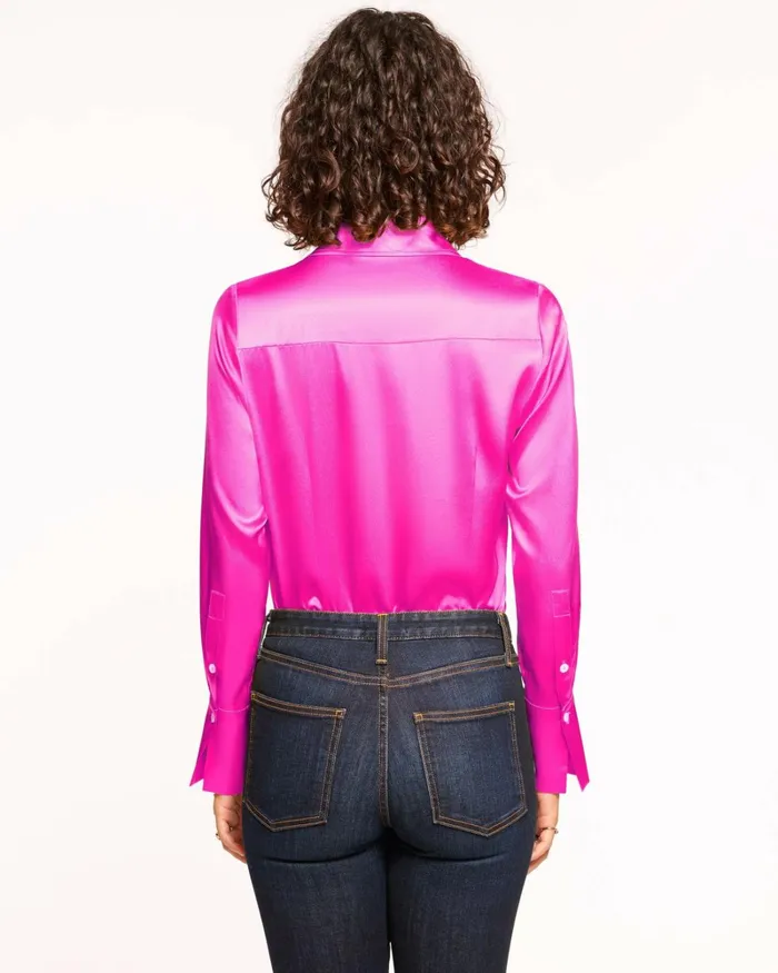 Women Victoria Button Down Blouse Cabernet Ramy Brook Tops Women Victoria Button Down Blouse Cabernet Ramy Brook Tops