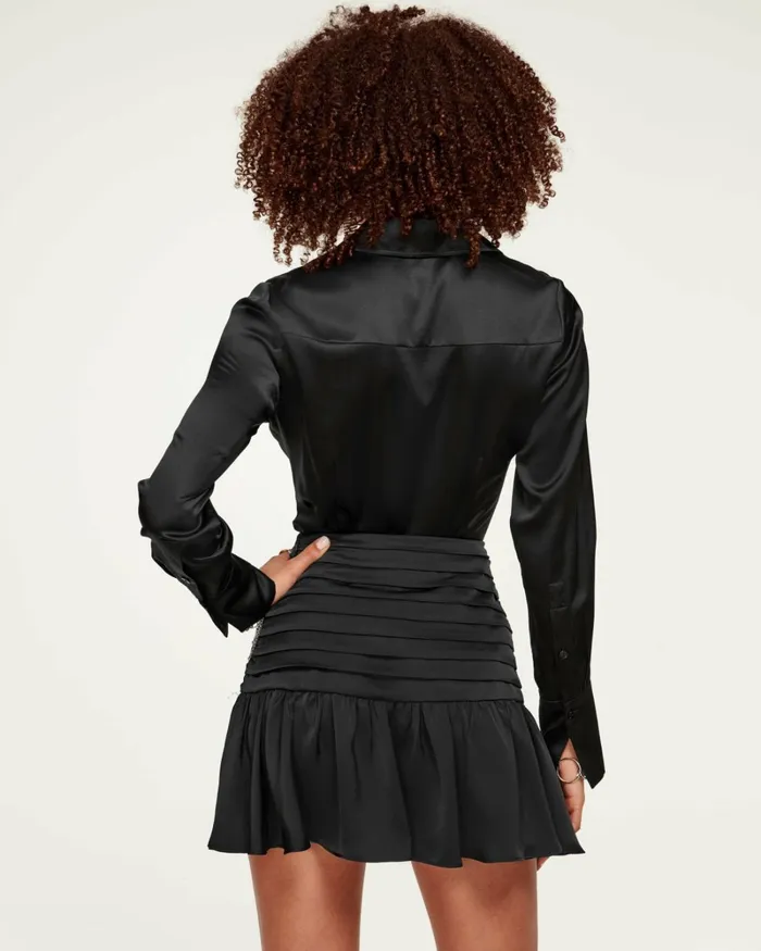 Women Victoria Button Down Blouse Cabernet Ramy Brook Tops Women Victoria Button Down Blouse Cabernet Ramy Brook Tops
