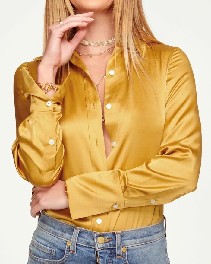 Women Victoria Button Down Blouse Cabernet Ramy Brook Tops Women Victoria Button Down Blouse Cabernet Ramy Brook Tops