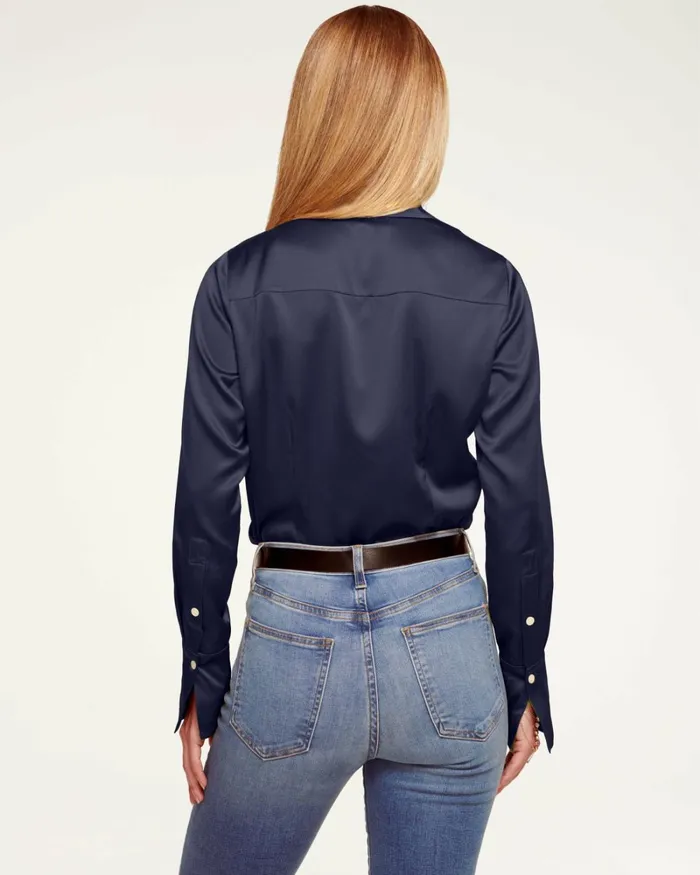 Women Victoria Button Down Blouse Cabernet Ramy Brook Tops Women Victoria Button Down Blouse Cabernet Ramy Brook Tops
