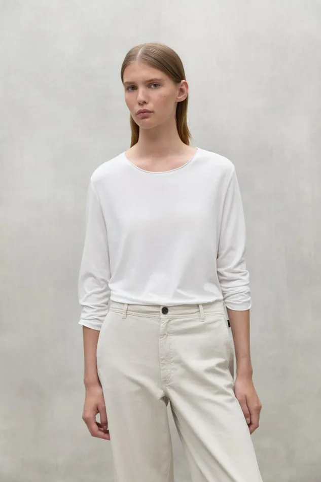 Women White Beja TShirt Ecoalf TShirts