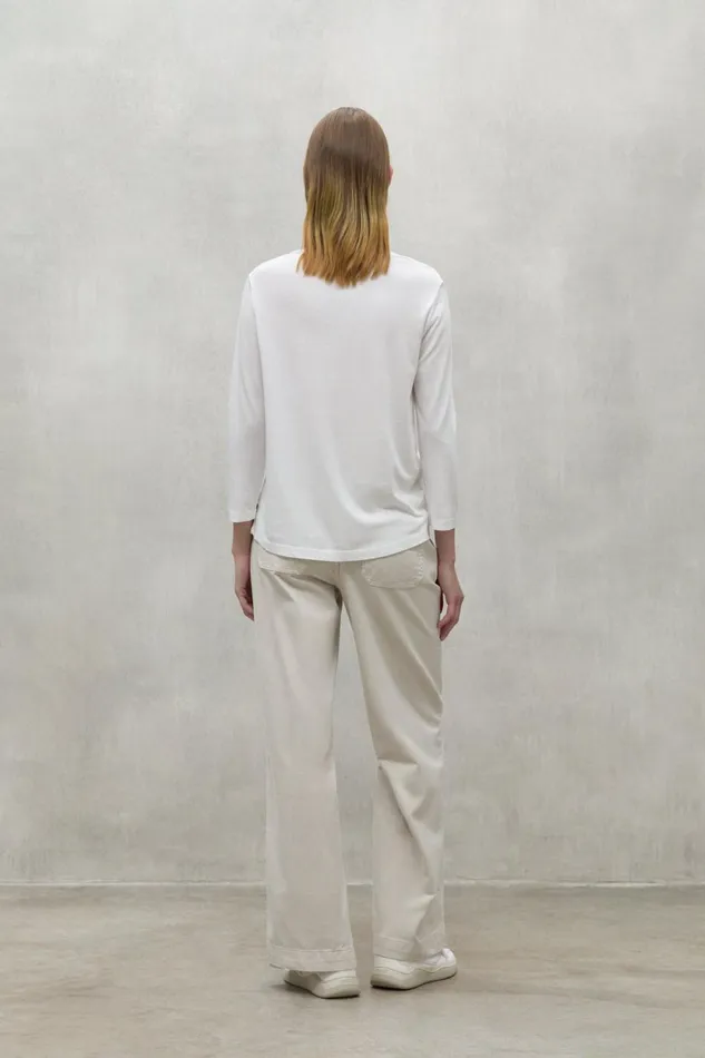Women White Beja TShirt Ecoalf TShirts