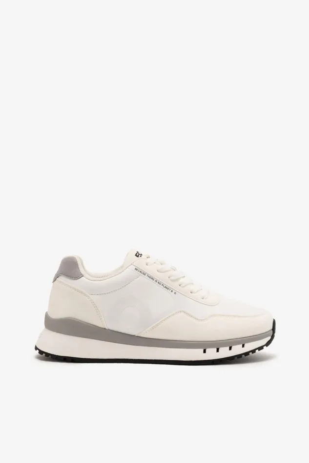 Women White Sicilia Vegan Leather Trainers Ecoalf Sneakers