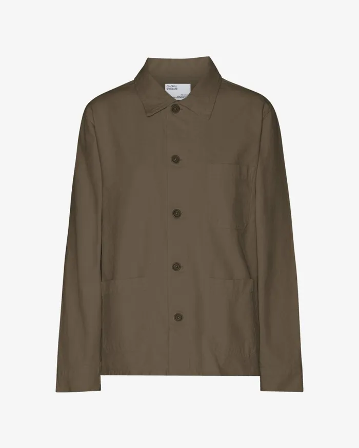 Women Workwear Jackets Colorful Standard Organic Workwear Jacket Cedar Brown
