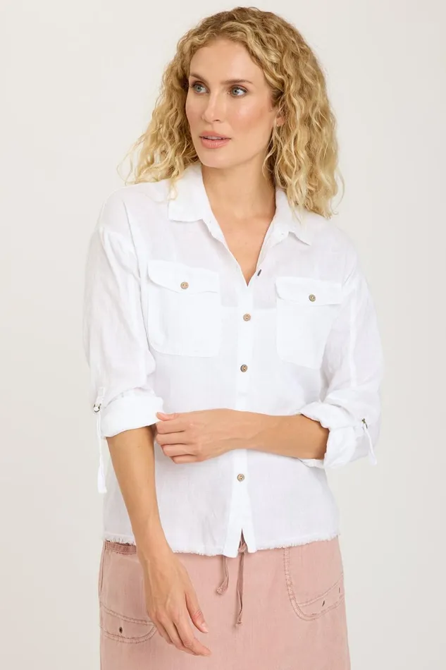 XCVI Rorin ButtonUp Women ShirtsBlouses