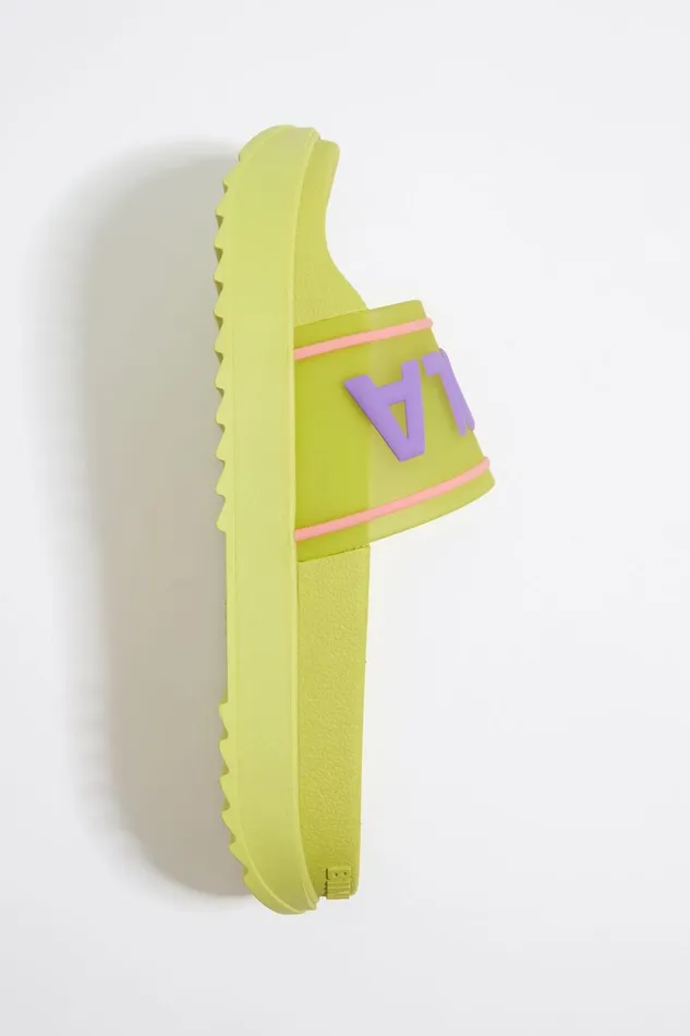 Yellow Logo Platform Flipflop Yellow Women Bimba Y Lola Sandals Yellow Logo Platform Flipflop Yellow Women Bimba Y Lola Sandals