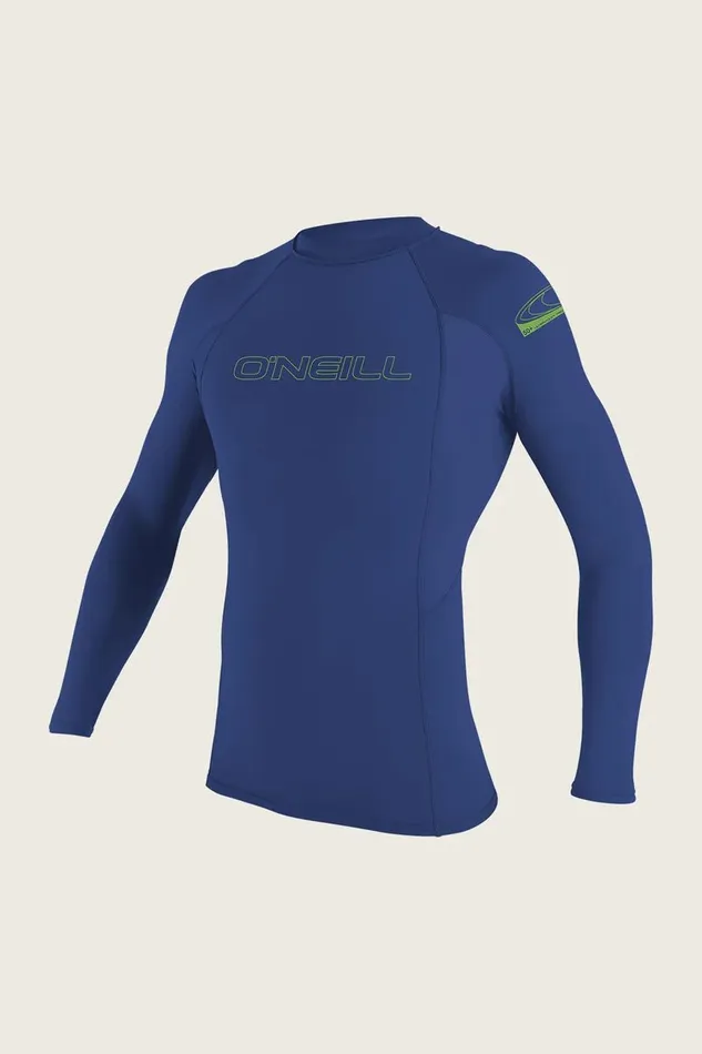 YOUTH BASIC SKINS 50 LS RASH GUARD Pacific Kids O039NEILL Youth Wetsuits