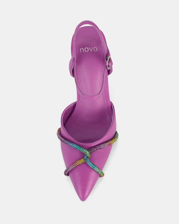 YOWIE CANDY Closed Toe Heels Women Party NOVO Shoes