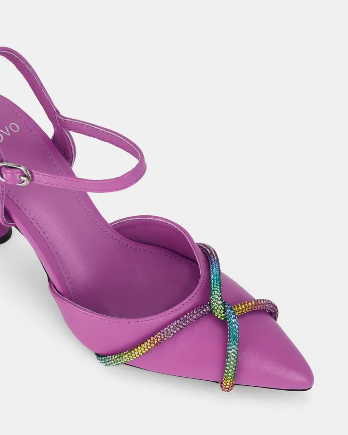 YOWIE CANDY Closed Toe Heels Women Party NOVO Shoes