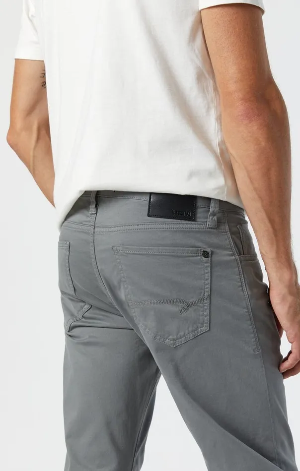 Zach Straight Leg In Grey Twill Men Mavi Jeans Pants Zach Straight Leg In Grey Twill Men Mavi Jeans Pants