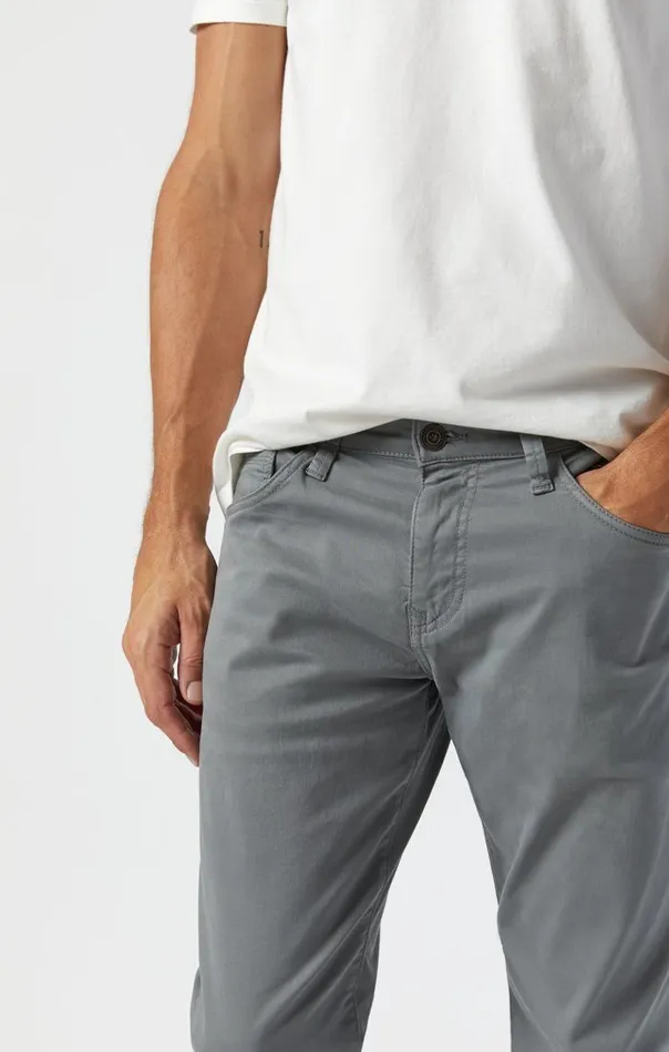 Zach Straight Leg In Grey Twill Men Mavi Jeans Pants Zach Straight Leg In Grey Twill Men Mavi Jeans Pants