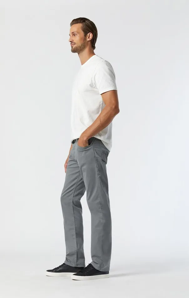 Zach Straight Leg In Grey Twill Men Mavi Jeans Pants Zach Straight Leg In Grey Twill Men Mavi Jeans Pants