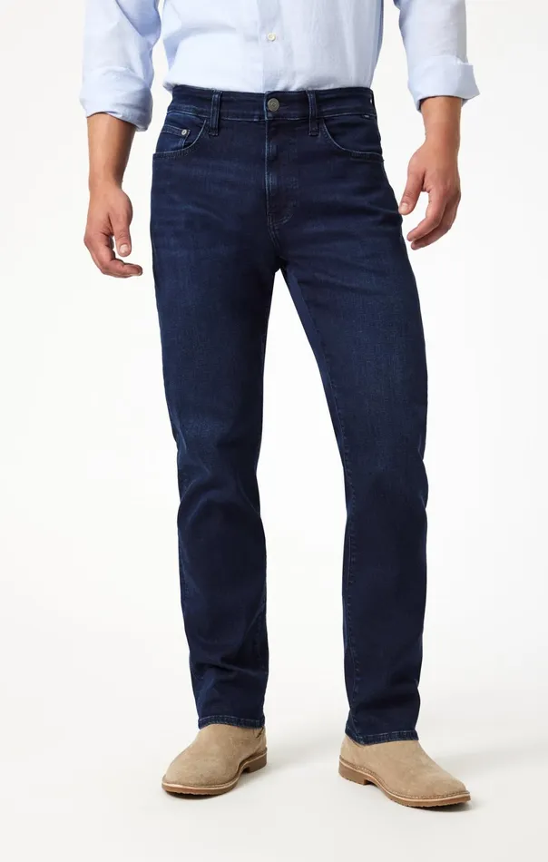 Zach Straight Leg In Midnight Brushed Supermove Men Mavi Jeans Denim Zach Straight Leg In Midnight Brushed Supermove Men Mavi Jeans Denim