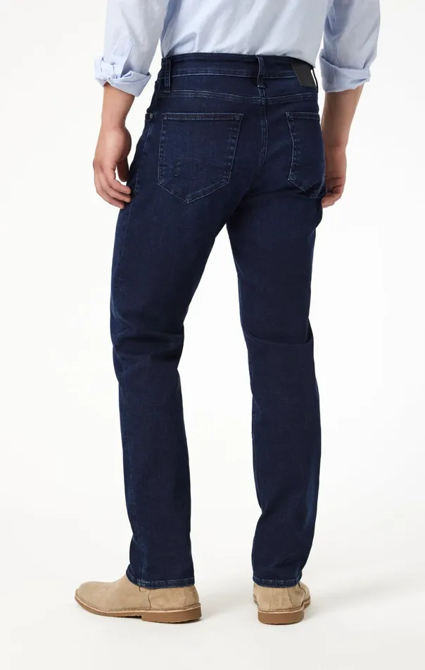 Zach Straight Leg In Midnight Brushed Supermove Men Mavi Jeans Denim Zach Straight Leg In Midnight Brushed Supermove Men Mavi Jeans Denim