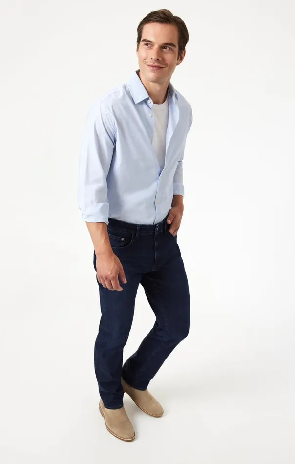 Zach Straight Leg In Midnight Brushed Supermove Men Mavi Jeans Denim Zach Straight Leg In Midnight Brushed Supermove Men Mavi Jeans Denim